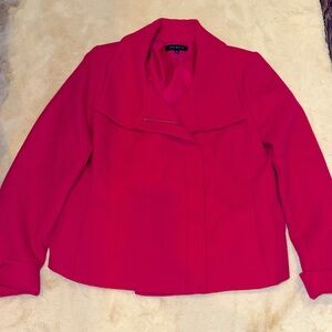 Raspberry Pink Talbots Zippered Jacket